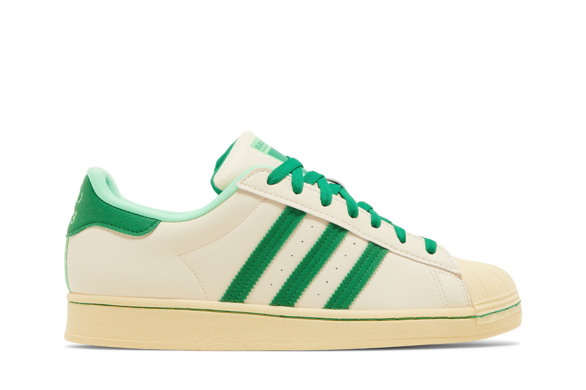 Adidas superstar lime green clearance