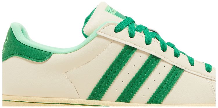 Ravi Restaurant x adidas Superstar Ecru Tint Green