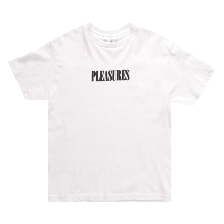 Pleasures Blurry T Shirt White