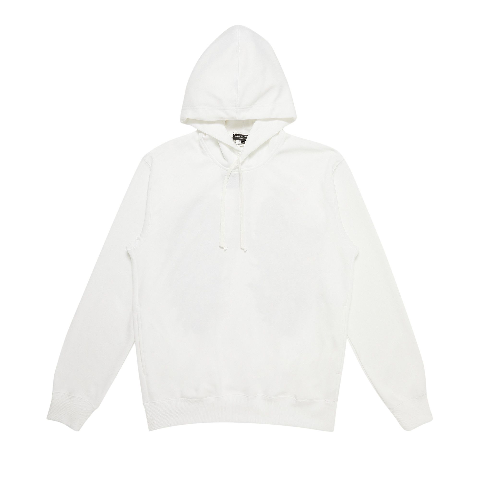 Comme des garcons hoodie white discount
