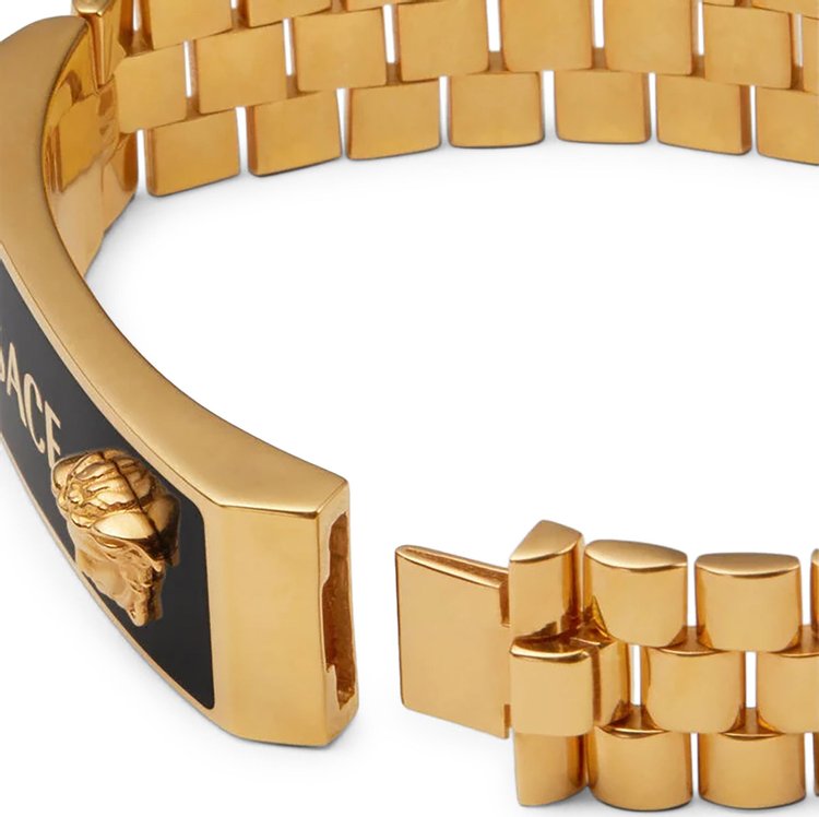 Versace Medusa Enamel Logo Bracelet Gold