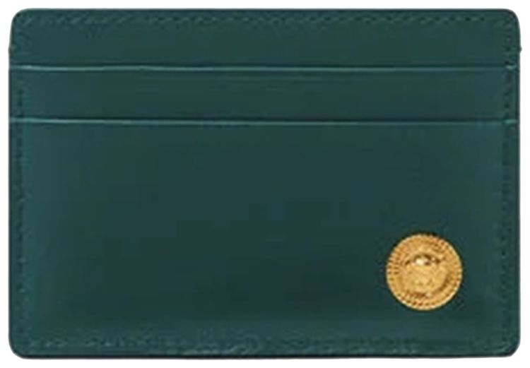 Versace Medusa Biggie Card Holder Green