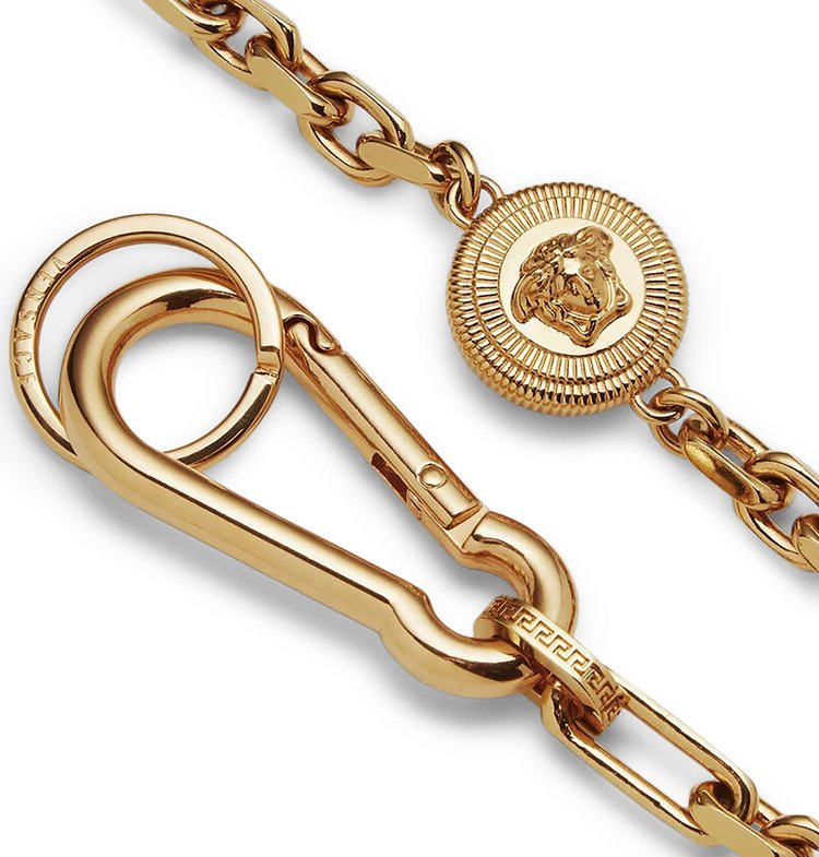 Versace Medusa Biggie Key Chain Gold