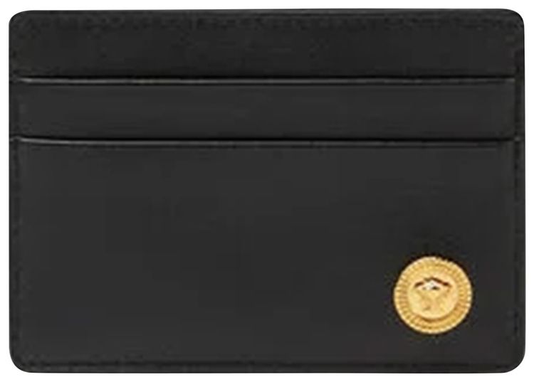 Versace Medusa Biggie Card Holder BlackGold