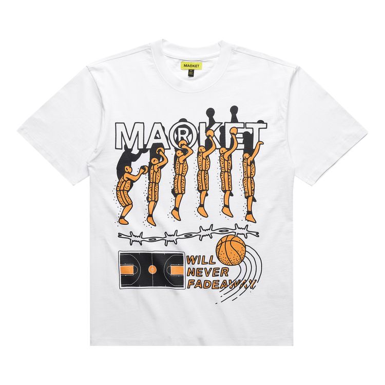 Market Jump Shot Tee White