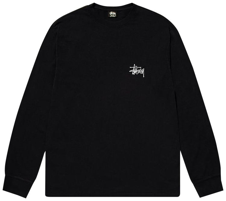Stussy Basic Long Sleeve Tee Black