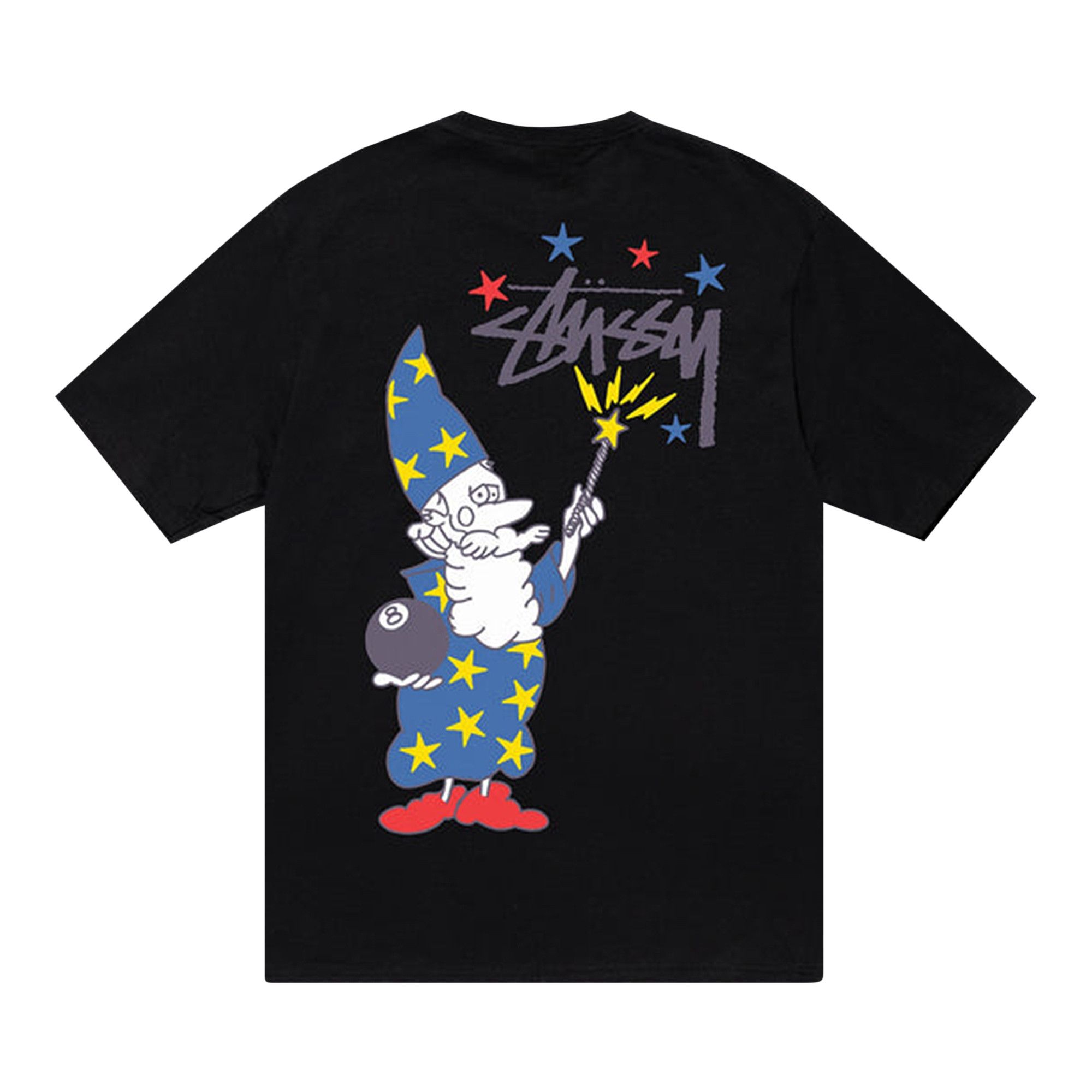 Buy Stussy Wizard Tee 'Black' - 1904925 BLAC | GOAT