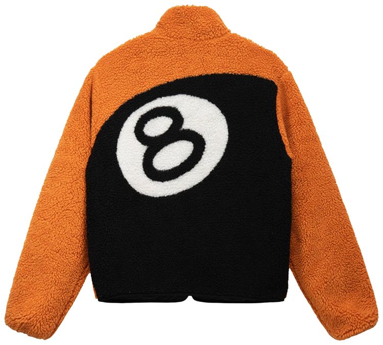 Buy Stussy Ball Sherpa Jacket 'Orange' 118498 ORAN GOAT
