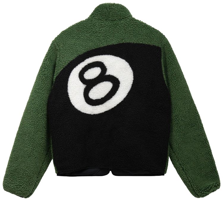 Buy Stussy 8 Ball Sherpa Jacket 
