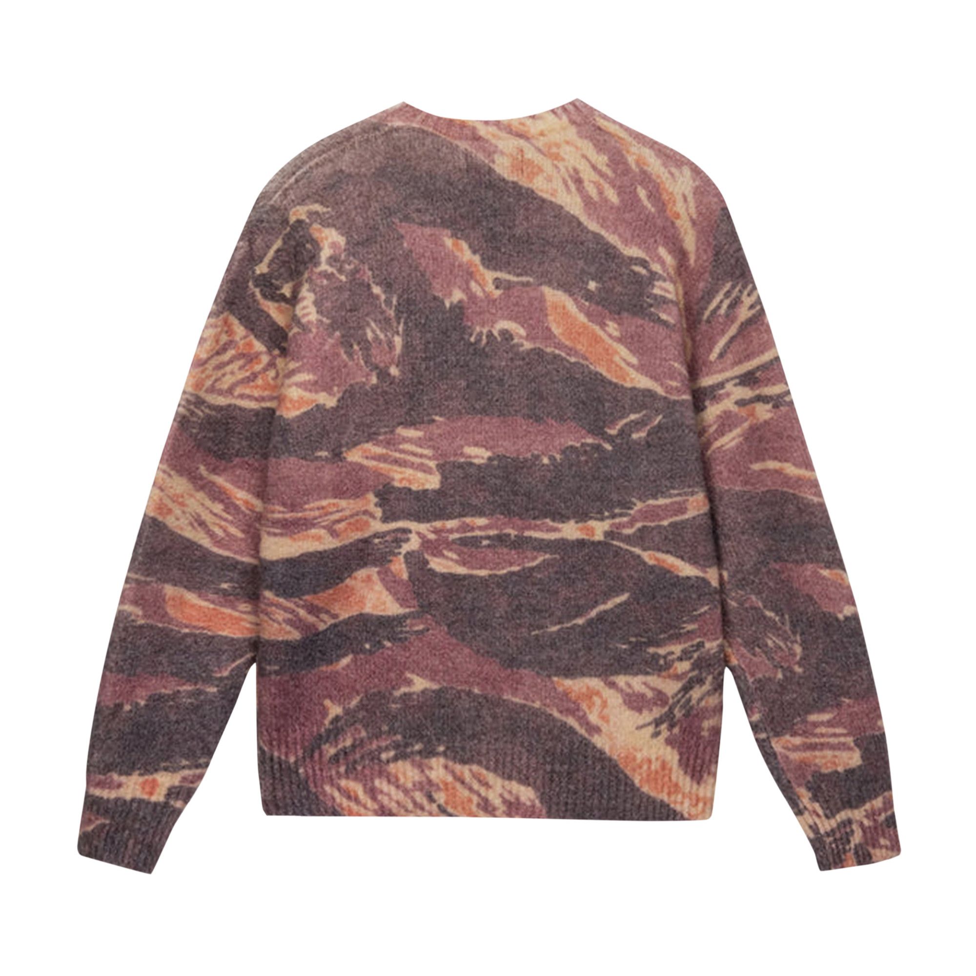 Buy Stussy Tigris Print Sweater 'Brown' - 117156 BROW | GOAT SA