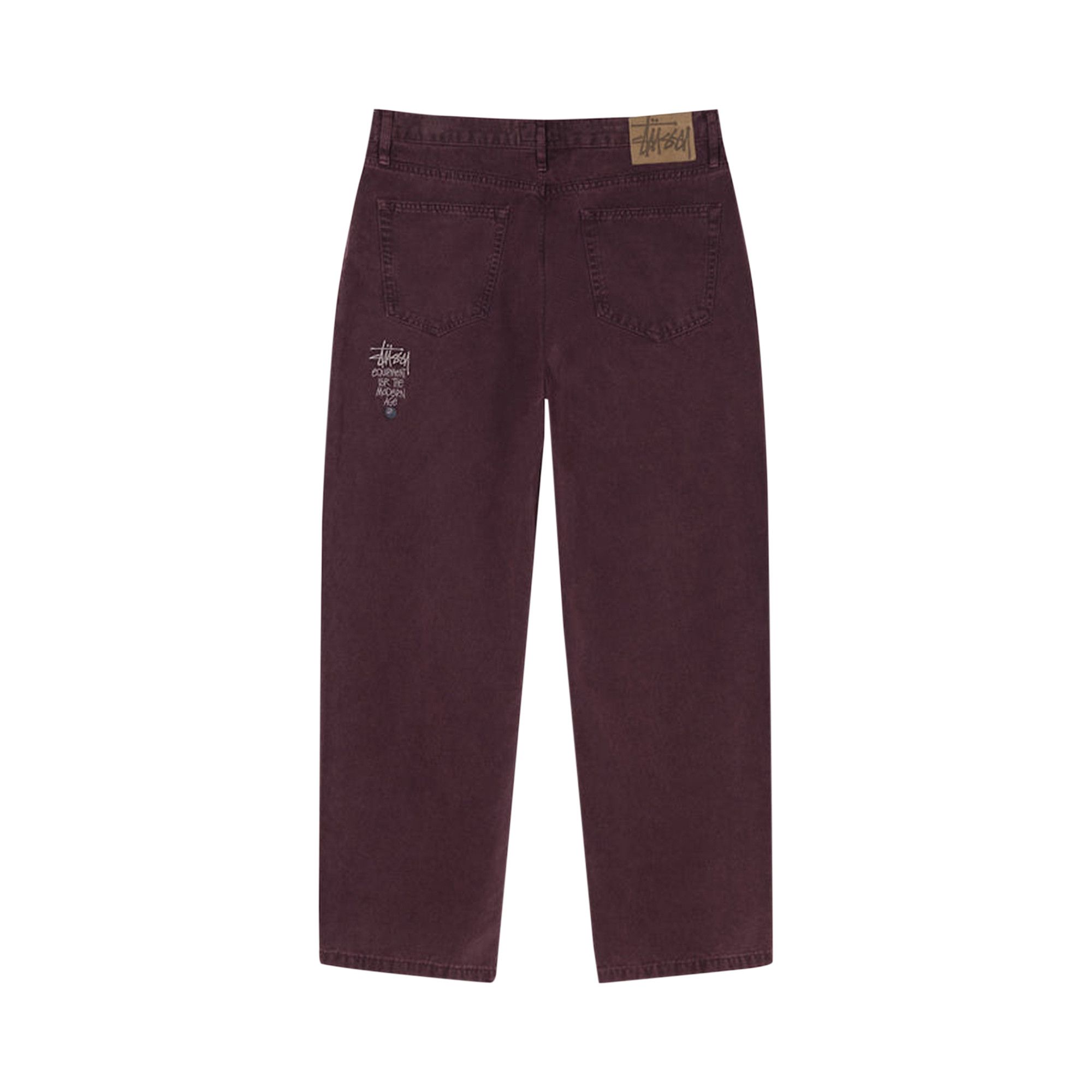 Buy Stussy Washed Canvas Big Ol' Jeans 'Purple' - 116568 Buy Stussy Washed Canvas Big Ol' Jeans 'Purple' - 116568