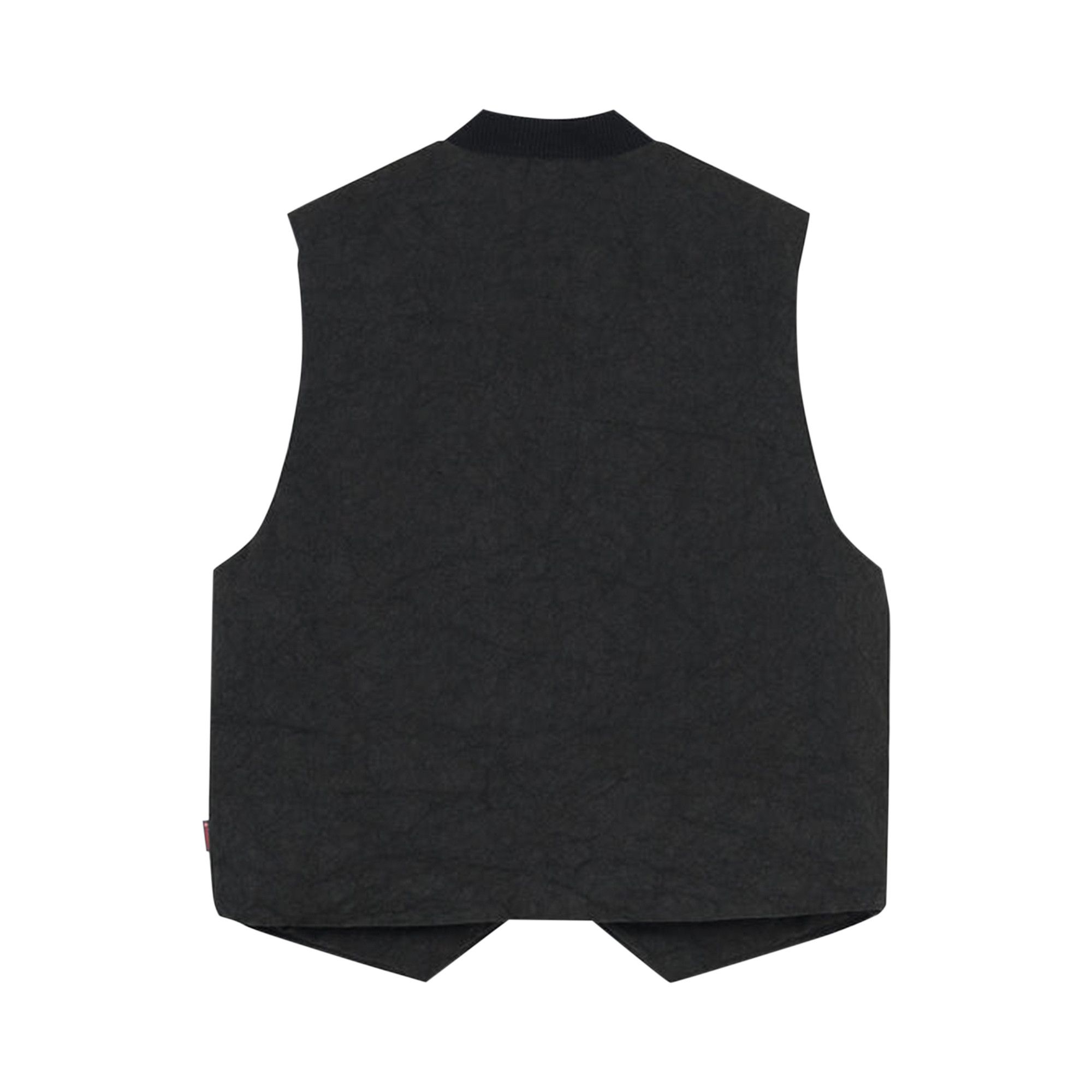 ジャケット・アウター washed canvas primaloft vest stussy Buy Stussy Washed Canvas Primaloft Vest 'Black' - 115654