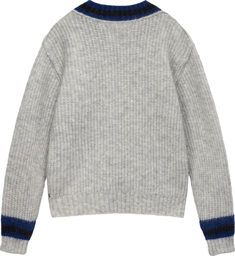 Stussy Mohair Tennis Sweater Ash