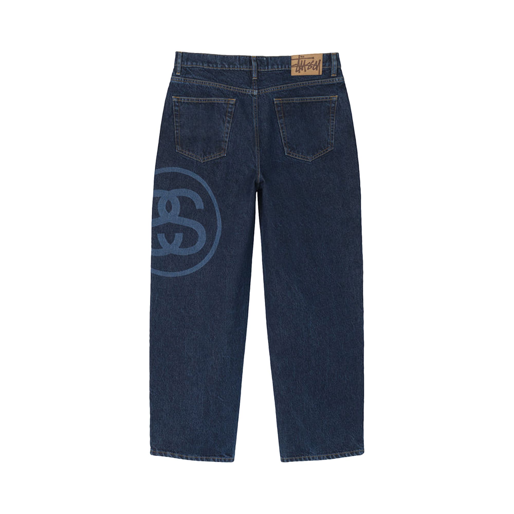 Buy Stussy SS Link Big Ol Jeans One Wash 116593 ONE GOAT