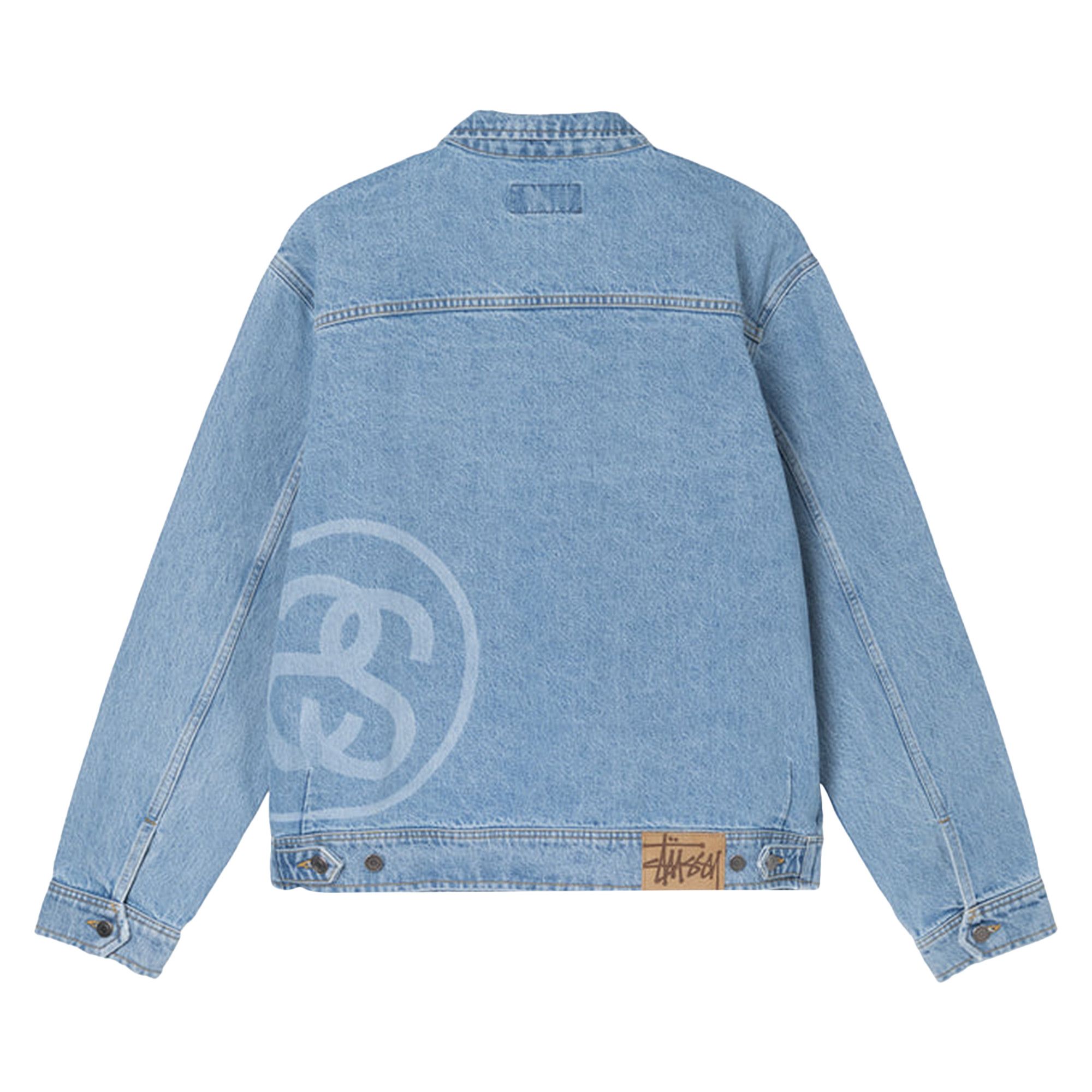 Buy Stussy SS-Link Zip Work Jacket 'Stone Wash' - 115675 Buy Stussy SS-Link Zip Work Jacket 'Stone Wash' - 115675