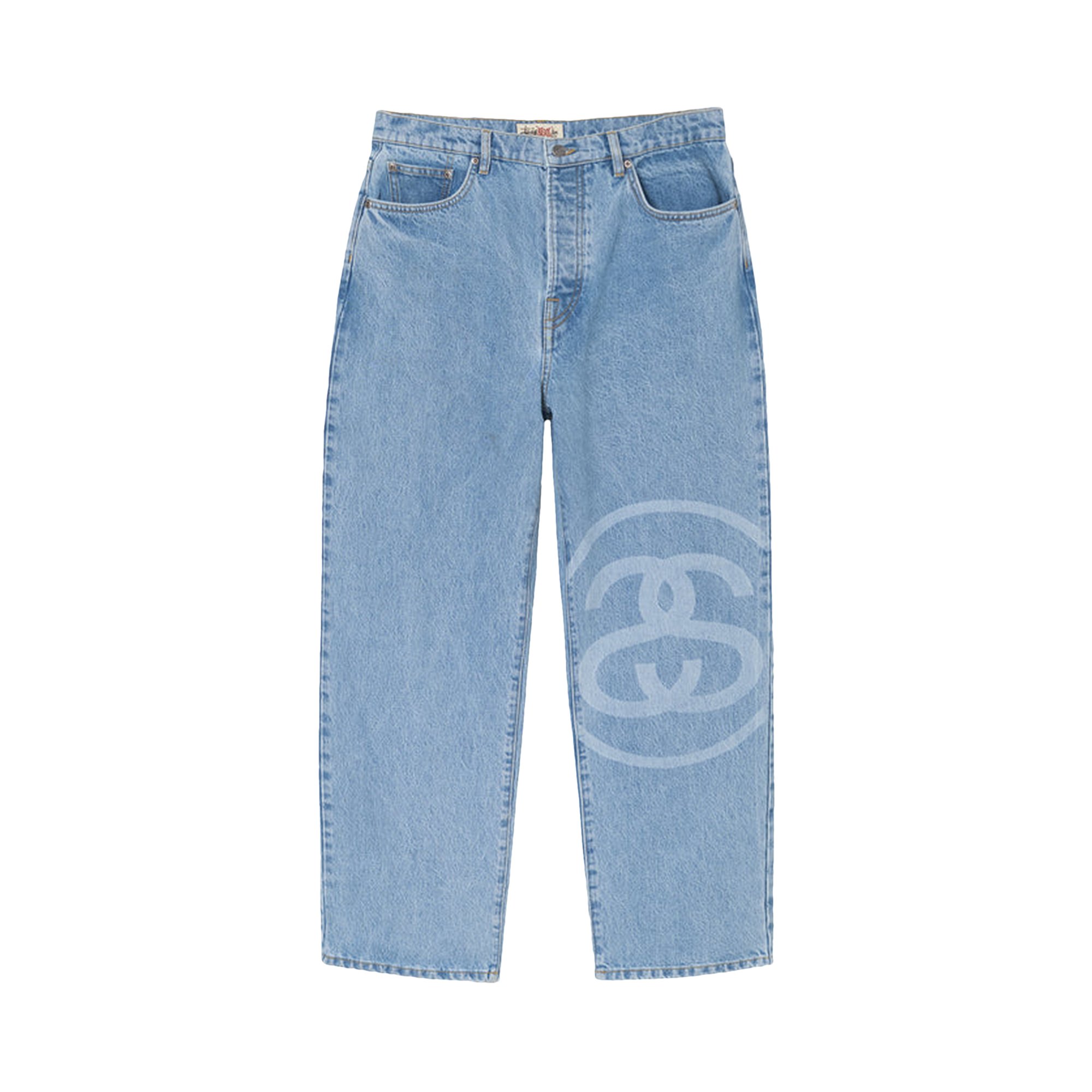 Buy Stussy SS-Link Big Ol' Jeans 'Stone Wash' - 116593 STON | GOAT