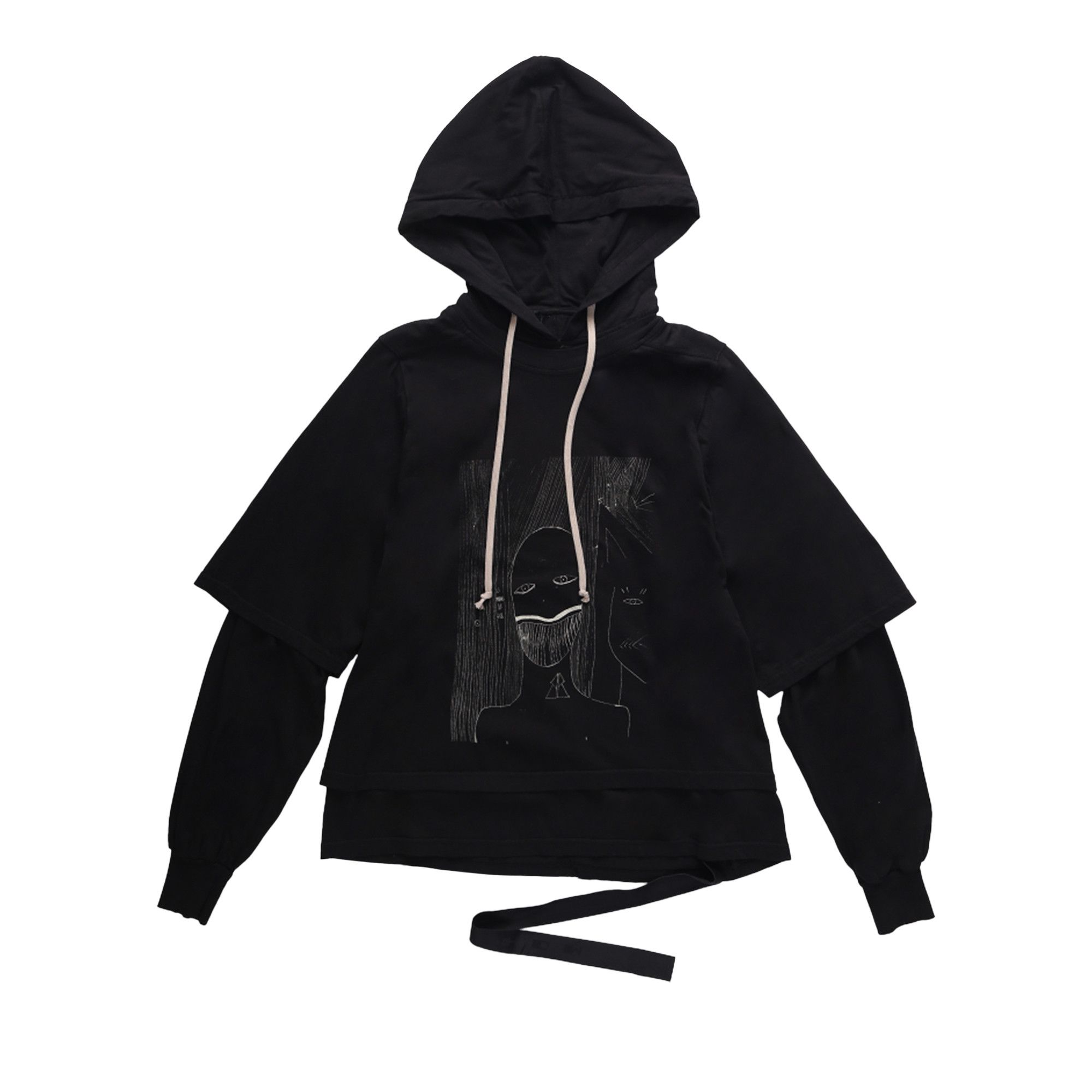 【デザイン性と快適さを兼ね備えた】RICK OWENS フーディ RICK OWENS DRKSHDW - 【24AW】ジャンボ ギンプ フーディー
