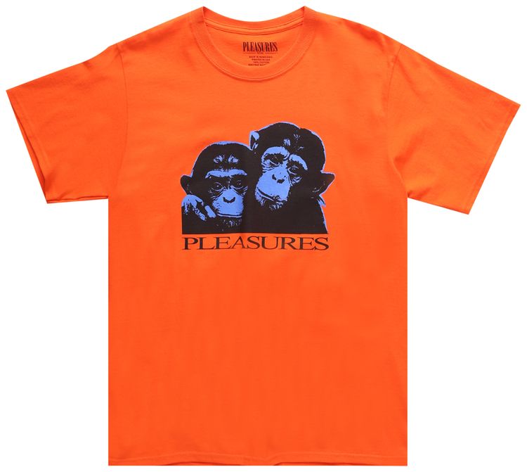Pleasures Friendship T Shirt Orange