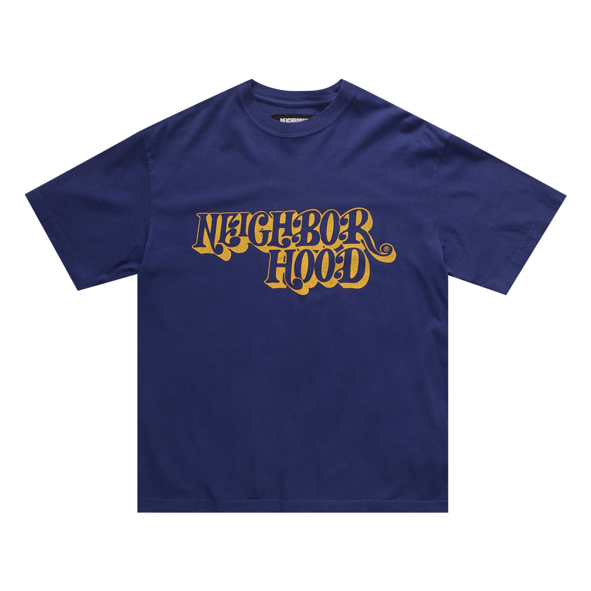 Buy Neighborhood Sulfur Dye Short-Sleeve Crew 'Navy' - 222OKNH