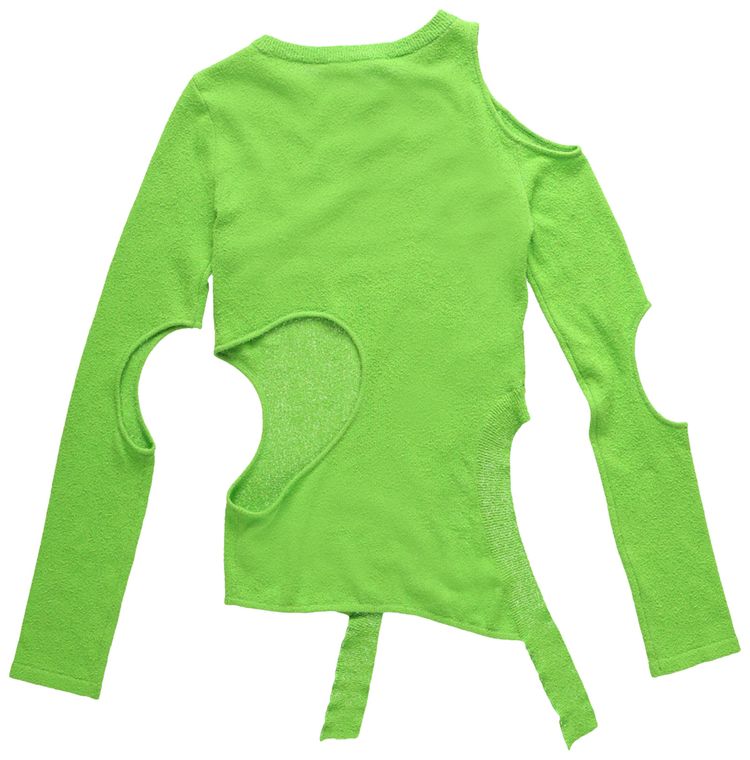 Andersson Bell Bonnie Cut Out Knit Top Green