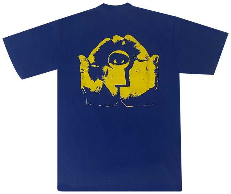 Psychworld Motion Logo Tee BlueYellow