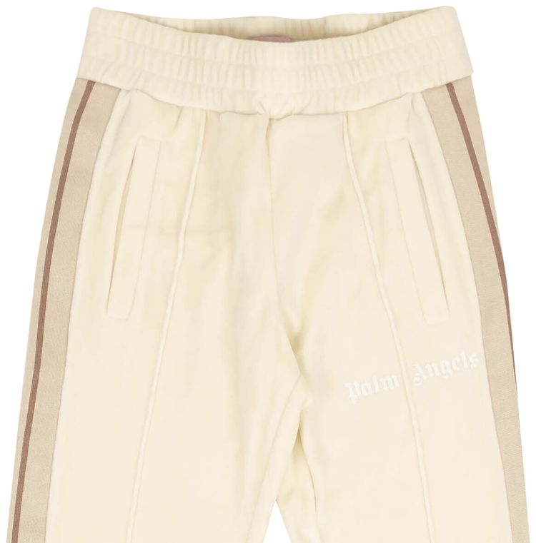 Palm Angels Chenille Track Pants Off White