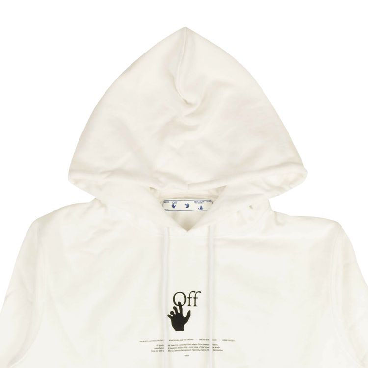 Off White Offf Hoodie White