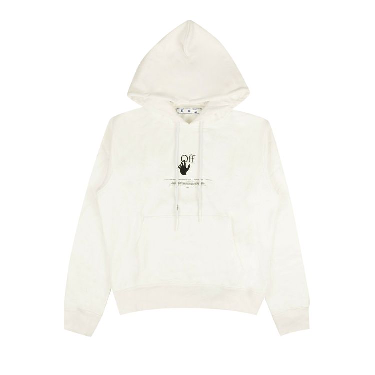 Off White Offf Hoodie White