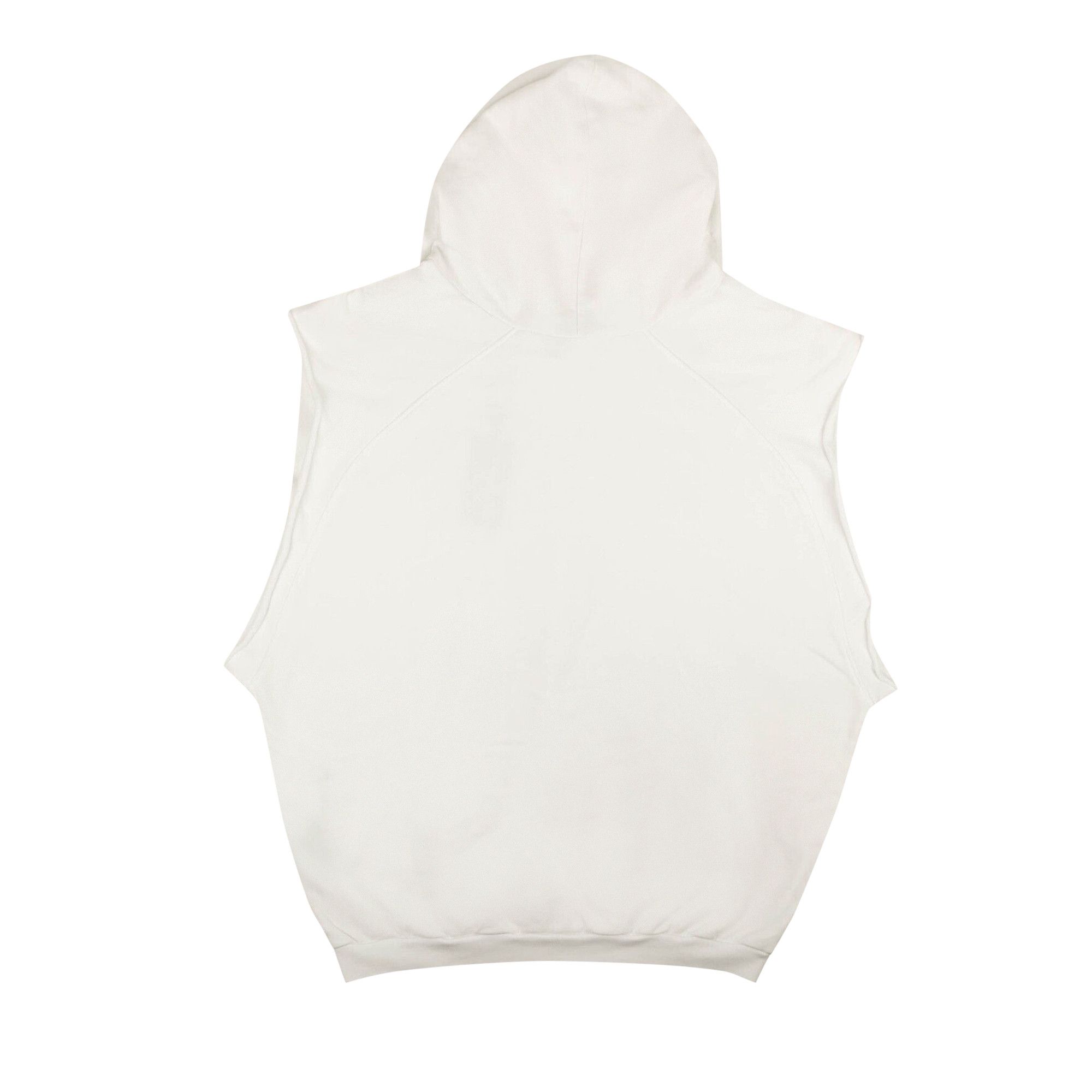 Buy Raf Simons Oversized Sleeveless Hoodie Sweatshirt White 1A01 122 190003 00010 GOAT UK