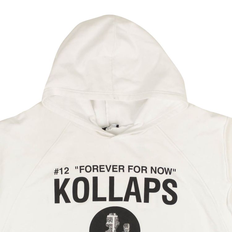 Raf Simons Oversized Sleeveless Hoodie Sweatshirt White