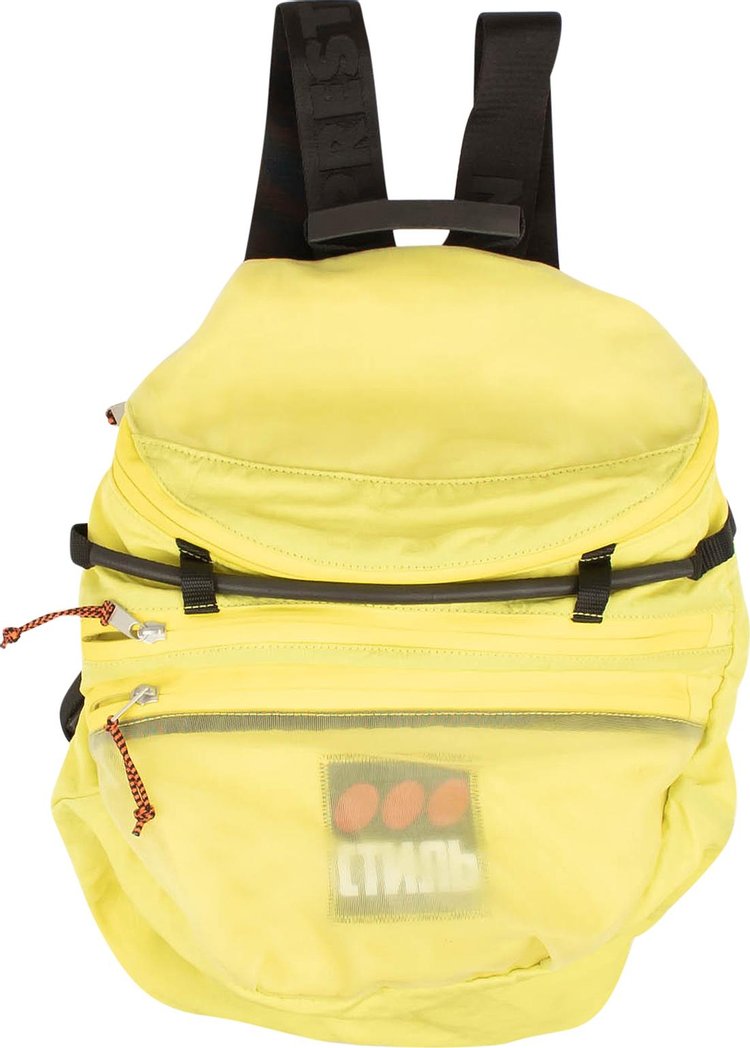Heron Preston Nylon Mesh Backpack 'Yellow'