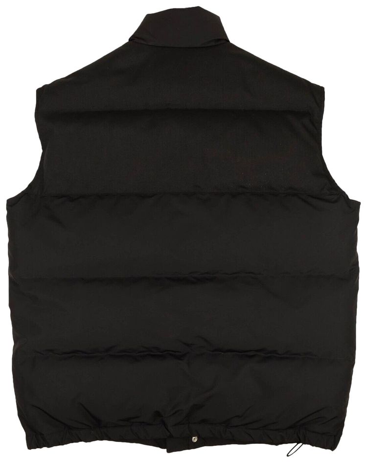 Palm Angels Logo Puffer Vest Black