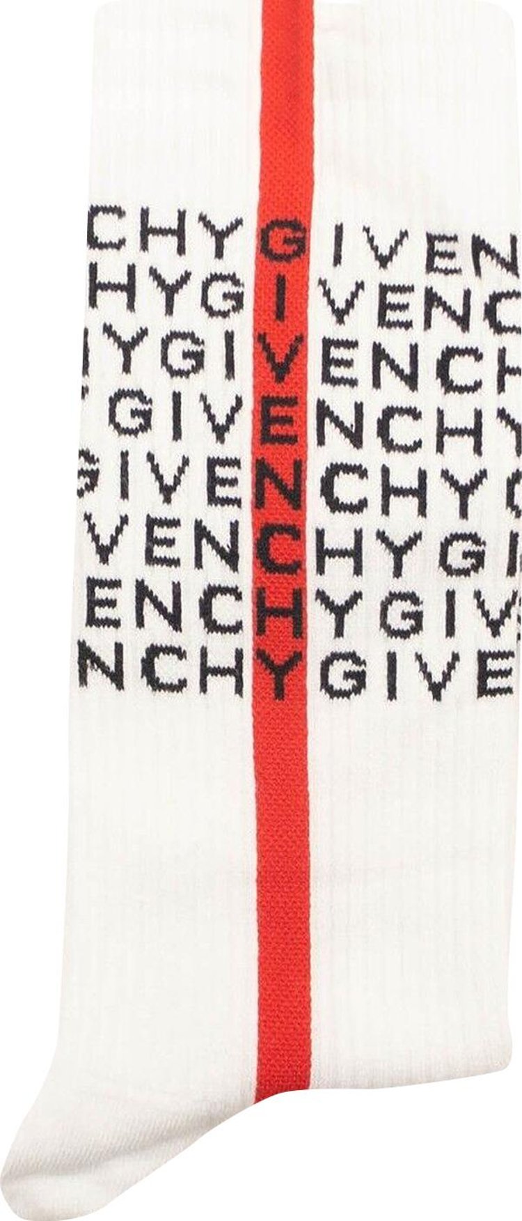 Givenchy Logo Socks White