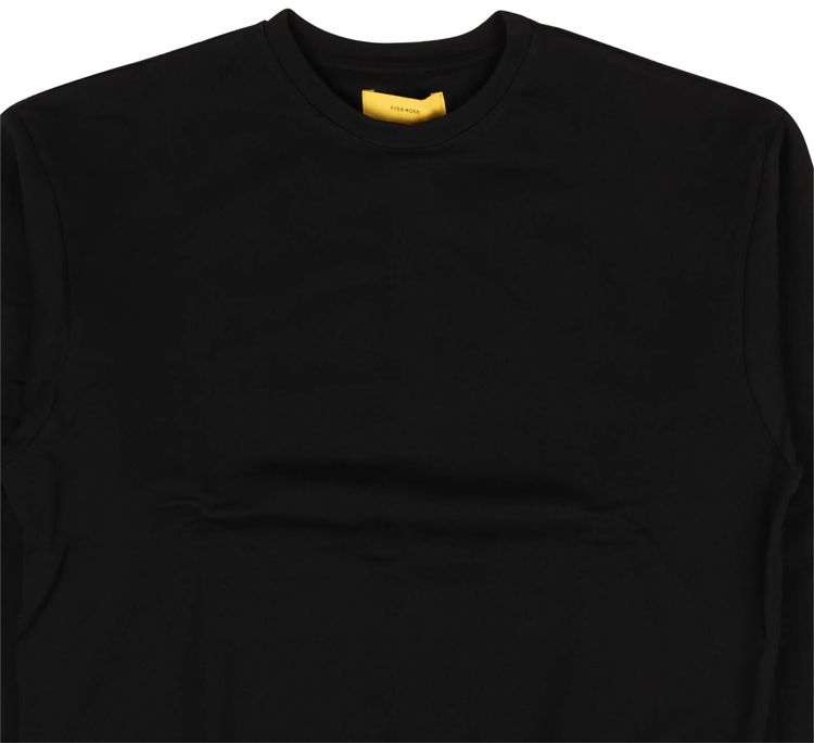Pyer Moss Camo Stripes Crewneck Sweatshirt Black