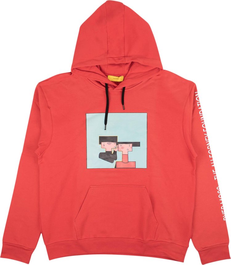 Pyer Moss Multi Graphic Pullover Hoodie Sweatshirt 'Red'