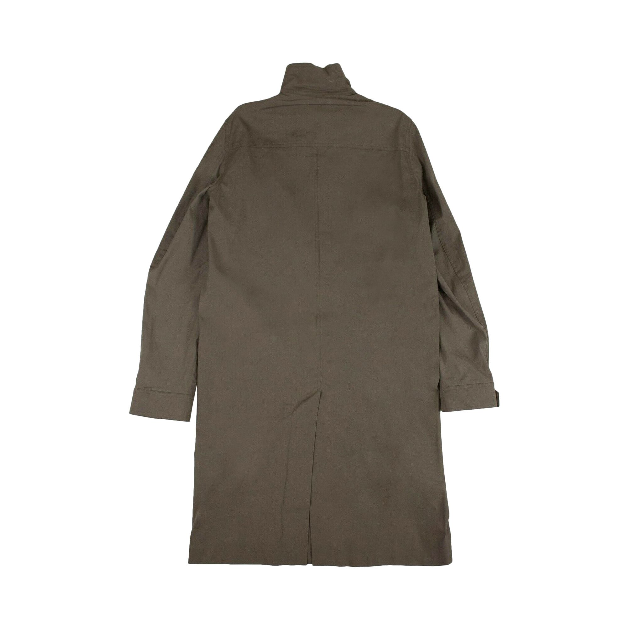 Buy Rick Owens Zipped Pocket Trench Coat 'Grey' - RU20S7977 TE 34