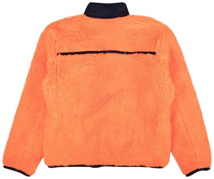 Ambush Trim New Fleece Logo Jacket Orange
