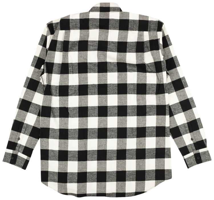Balenciaga Twill Check Button Down Multicolor