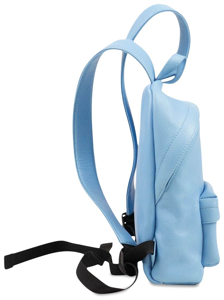 Balenciaga Soft Leather XXS Mini Backpack Blue