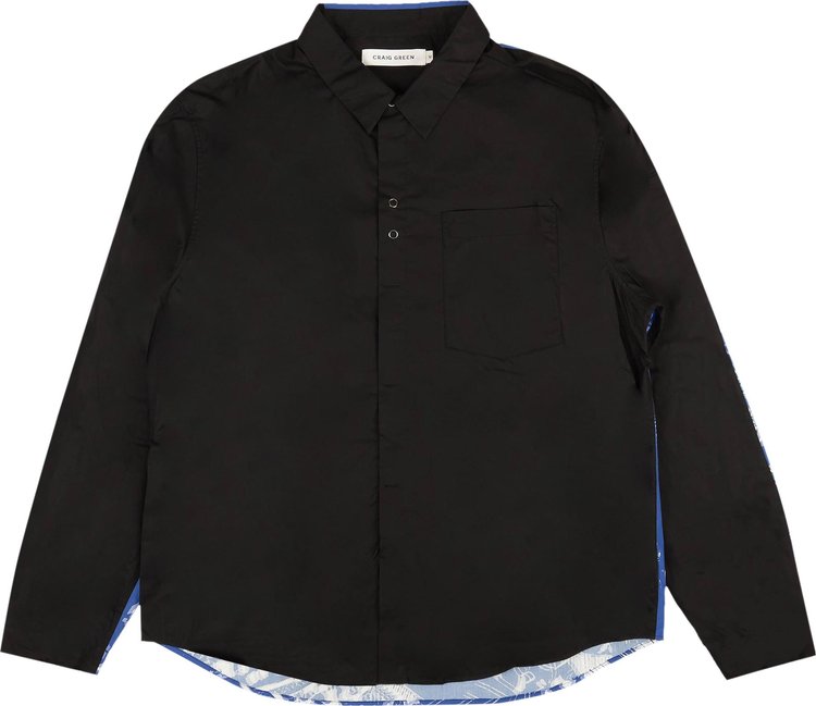 Craig Green Print Back Button Down Shirt 'Black'
