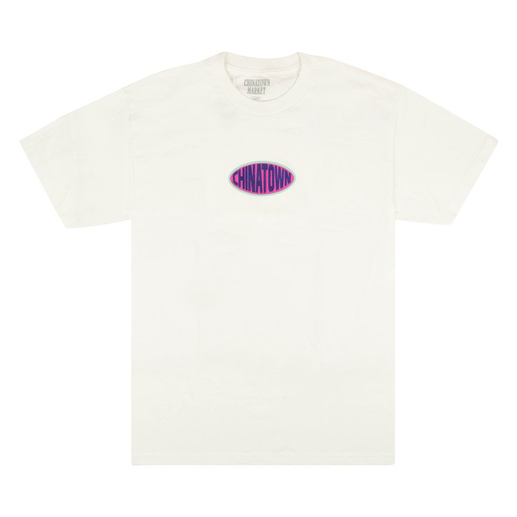 Chinatown Market Logo Patch Short-Sleeve T-Shirt 'White'