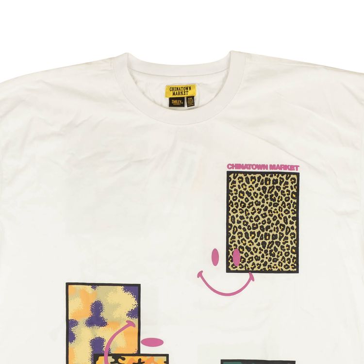 Chinatown Market x Smiley Textiles Short Sleeve T Shirt White