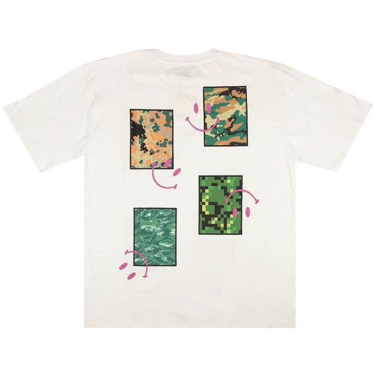 Chinatown Market x Smiley Textiles Short Sleeve T Shirt White