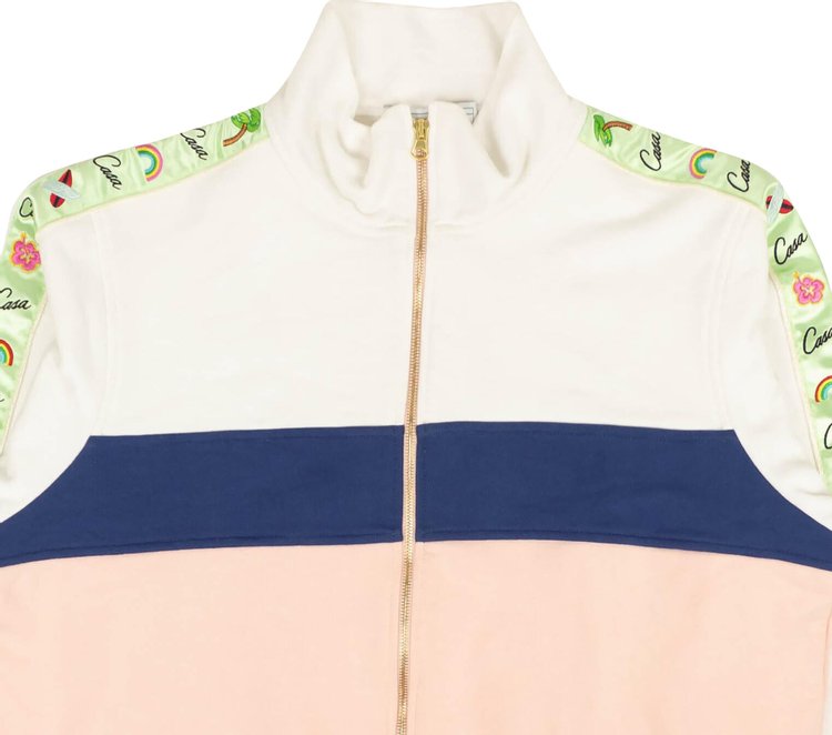 Casablanca Casa Hawaii Apres Surf Track Jacket Pink