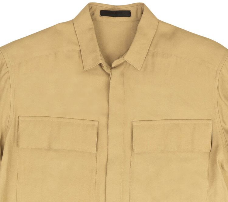 Fear of God Short Sleeve Crepe Shirt Cream