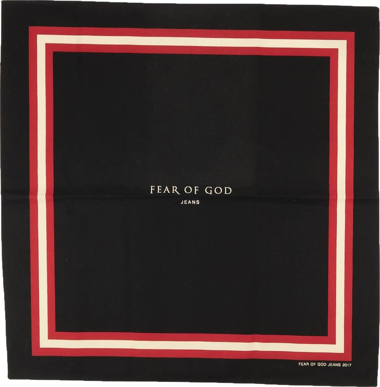Fear of God 5th Collection Bandana 'Black'