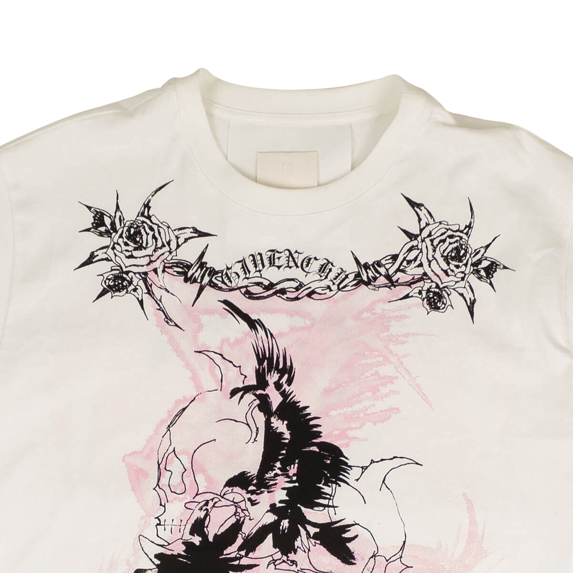 Buy Givenchy Gothic Print Oversized T-Shirt 'White