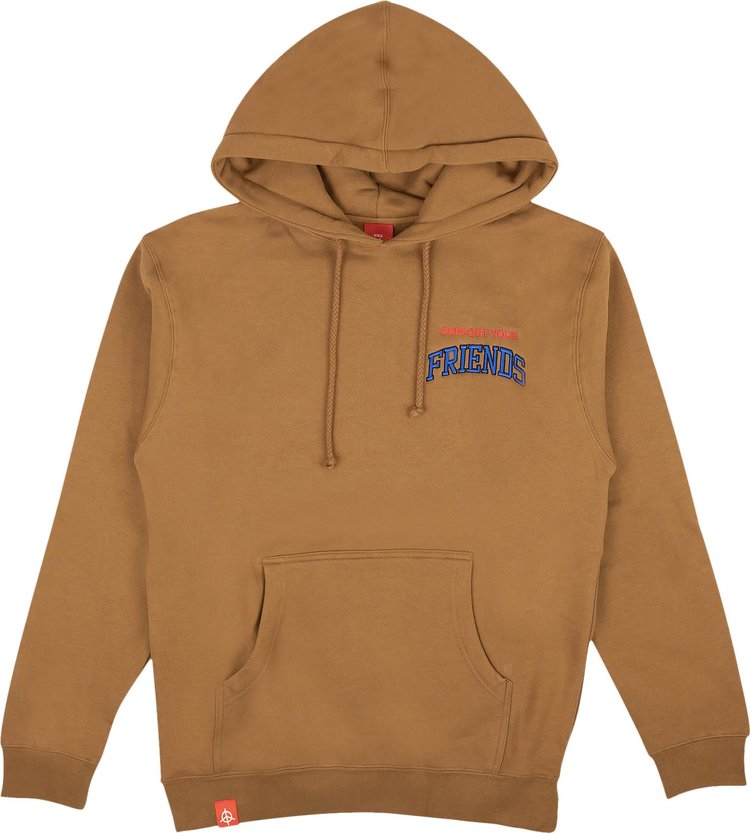 Kids of Immigrants Support Your Friends Hoodie 'Brown'
