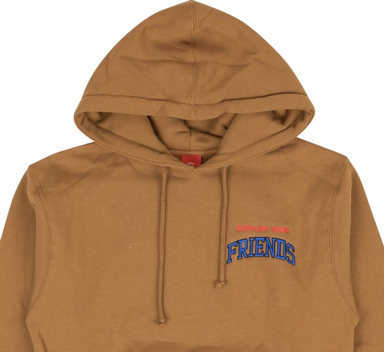 Kids of Immigrants Support Your Friends Hoodie Brown