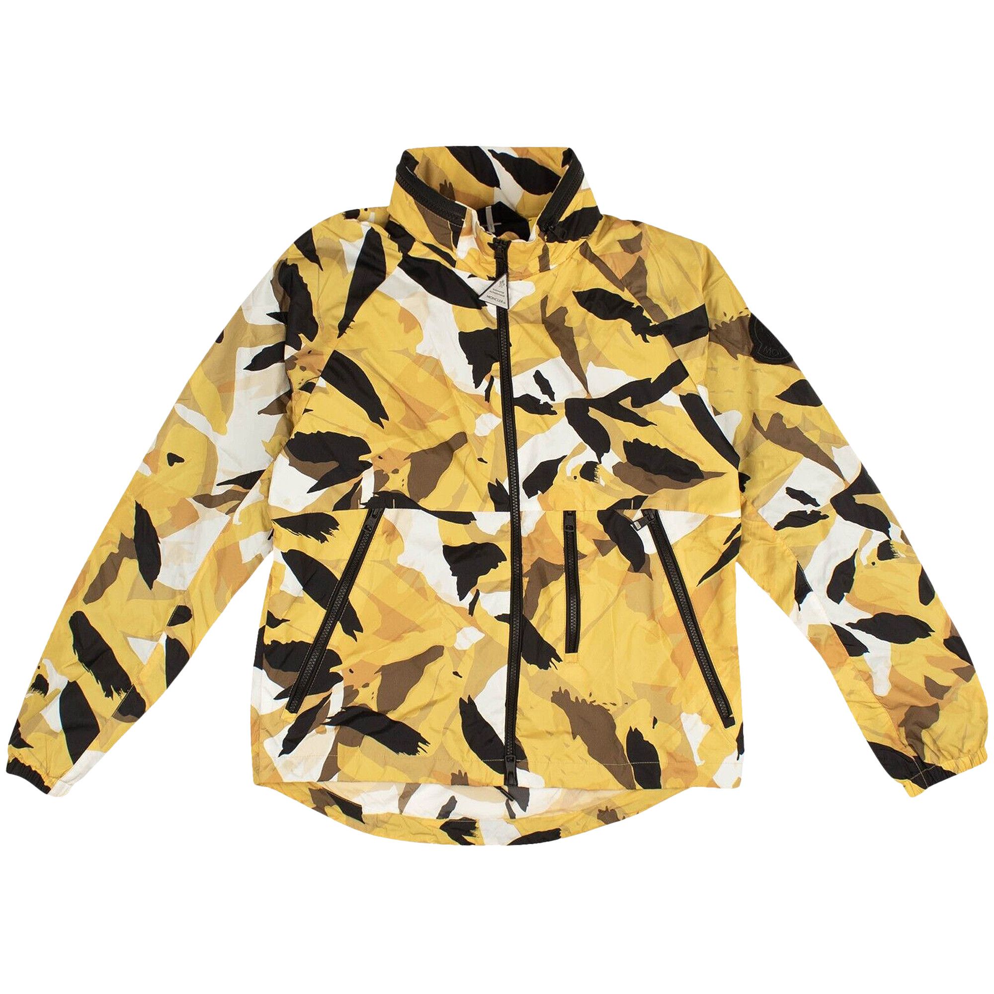 Moncler Camouflage Zip Up Jacket Multicolor